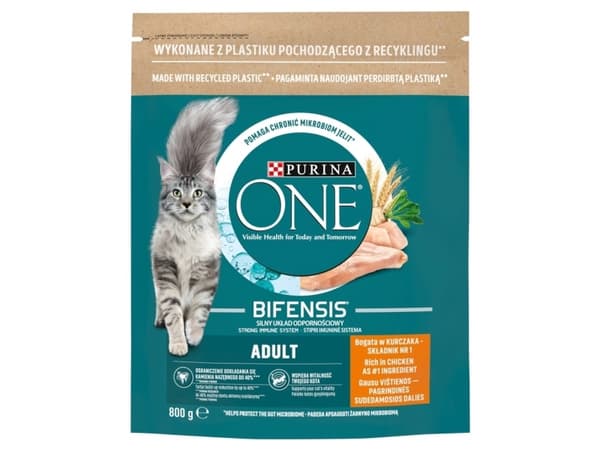 PURINA One Bifensis Adult - torrfoder för kattungar - 800 g