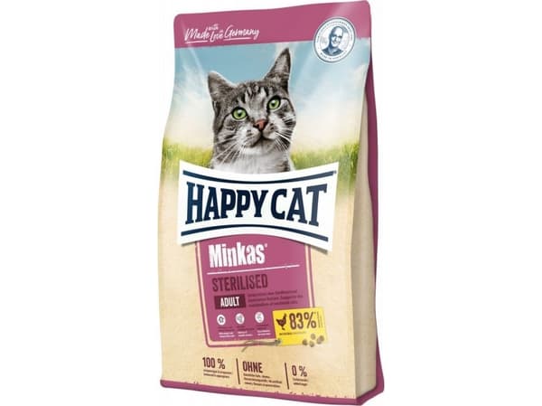 Happy Cat Minkas Sterilised Drób 500g