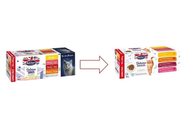 Butcher’s BUTCHER'S Delicious Dinners Jumbo Pack - mokra karma dla kota - 40x100 g