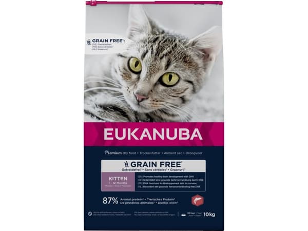 Eukanuba Cat Kitten Grainfree Salmon 10 kg