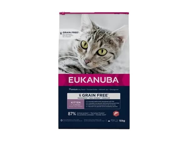 Eukanuba Cat Kitten Grainfree Salmon 10 kg