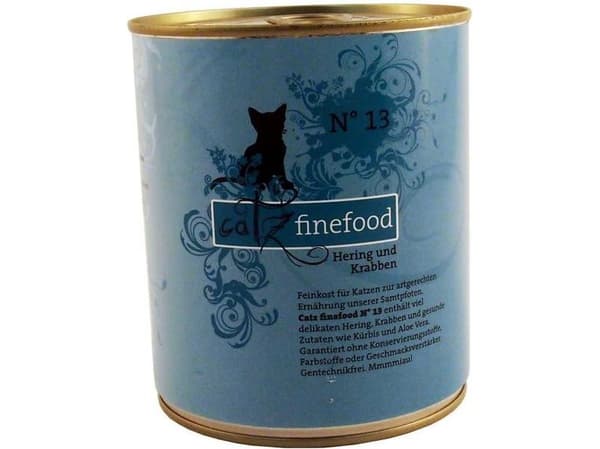 Catz Finefood N.13 Herring and Crabs can 800g