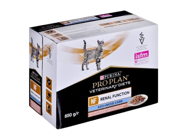 PURINA Feline Veterinary Diets NF Renal Function - våtfoder för katter - 10x85g