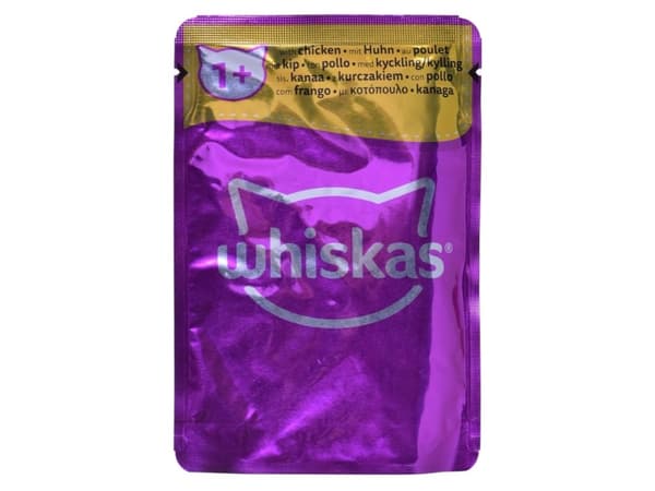 WHISKAS poser blandes i saus for katter 80x85g