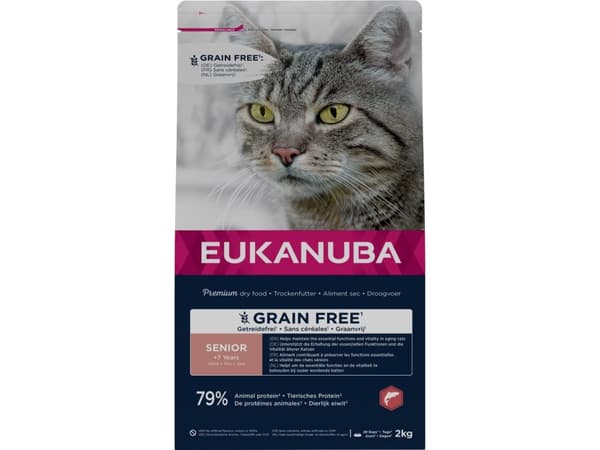Eukanuba Euk Cat Senior Grainfree Salmon 2 kg