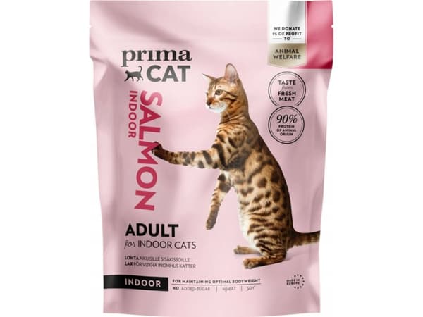 Tørr kattemat laks PRIMACAT, 1,4kg