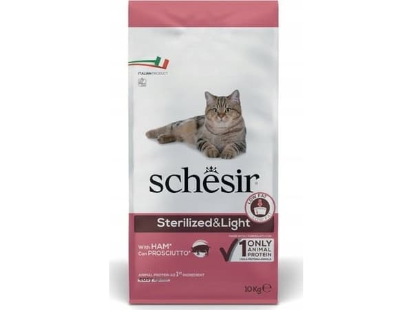 Agras Pet Foods SCHESIR Sterilized z szynką 10kg