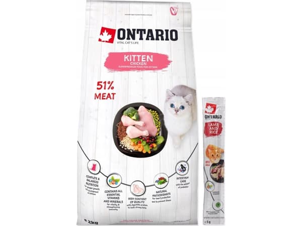 ONTARIO Ontario Kattungekylling 2 kg (For kattunger med kylling)