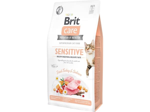 Brit Care Cat GF Sensitive Healthy Digestion+Delic.Taste 7kg