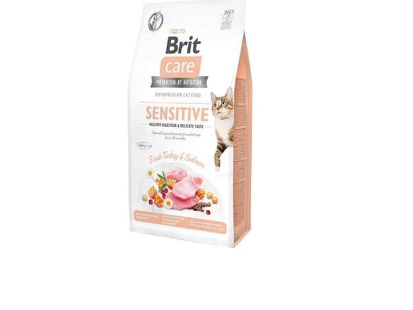 Brit Care Cat GF Sensitive Healthy Digestion+Delic.Taste 7kg