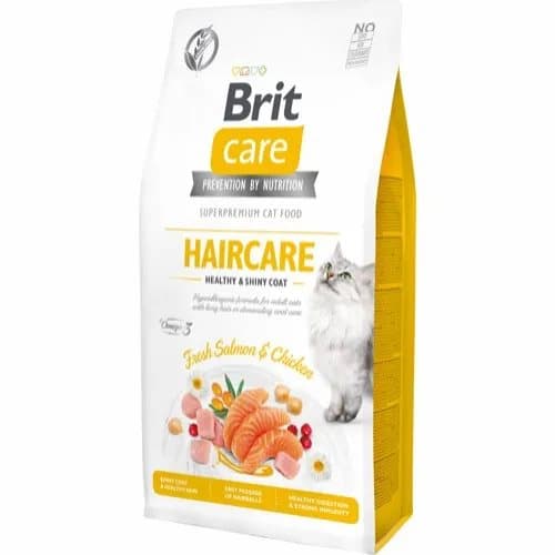 Brit Care Cat GF Haircare Healthy+Shiny Coat 7kg