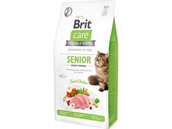 Brit Care Cat GF Senior Weight Control 7kg