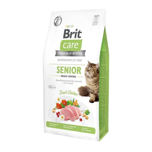 Brit Care Cat GF Senior Weight Control 7kg