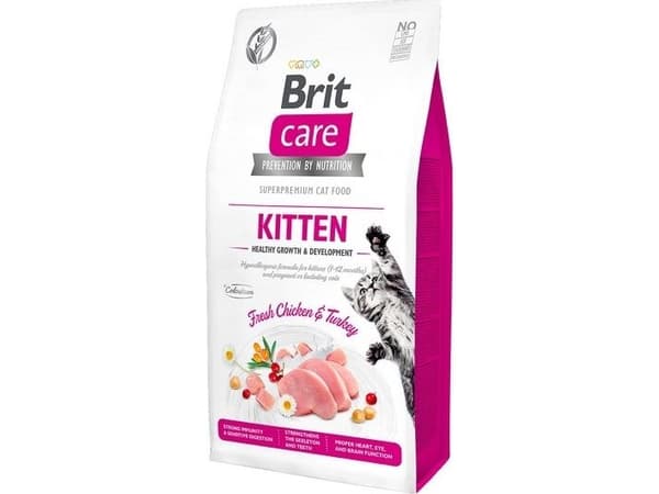 Brit Care Cat GF Kitten Healthy Growth+Development 2kg