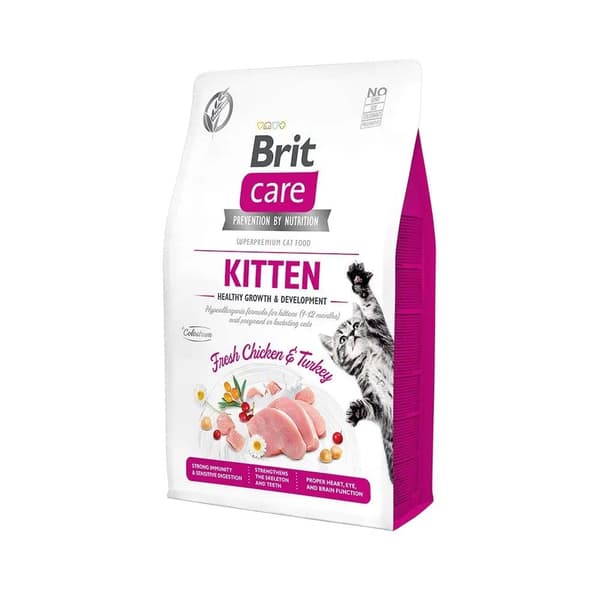 Brit Care Cat GF Kitten Healthy Growth+Development 2kg