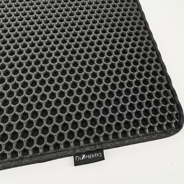 DIAMENTIQ Kattemåtte sort rektangel - kattebakkemåtte - 40 x 50 cm