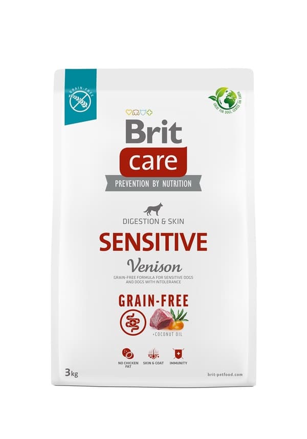 BRIT Care Spannmålsfritt känsligt viltkött 3 kg hund