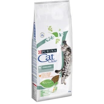 Purina CAT CHOW STERILISERET katte tørfoder 1,5 kg voksen kylling