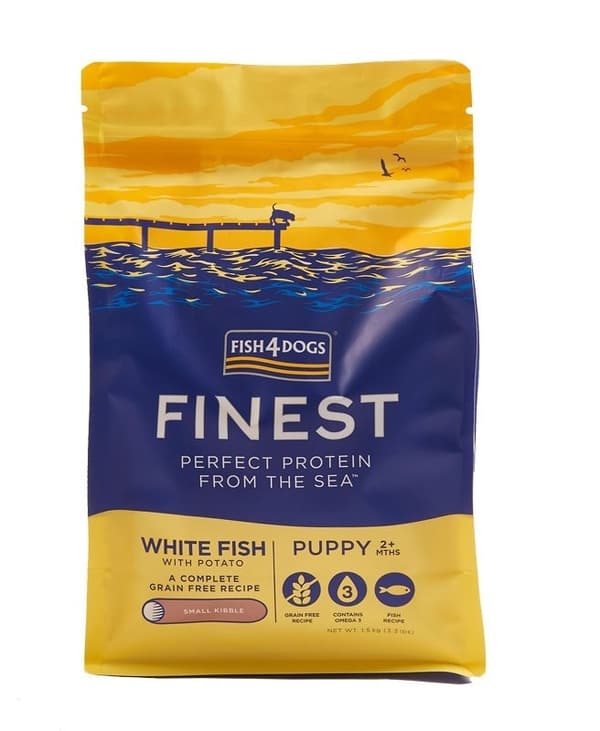 Fish4Dogs Finest White Fish Hvalpe małe rasy 1,5 kg
