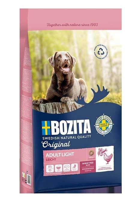 BOZITA Original voksen let kylling - tørt hundefoder - 12 kg