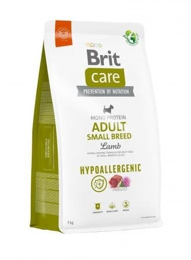 BRIT Care Hypoallergen Voksen Lam & Ris - tørt hundefoder - 7 kg
