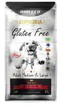 Miniatyrbillede 1 af 3: BIOFEED Euphoria Glutenfrit voksent medium &amp; stor oksekød - tørt hundefoder - 2 kg