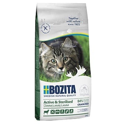 Bozita - Aktiv &amp; Steriliserat spannmålsfritt lamm 2 kg