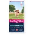Miniatyrbild 1 av 3: EUKANUBA Adult Small & Medium Lax - torrfoder för hundar - 12 kg