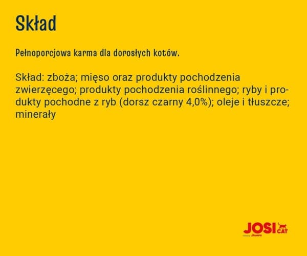 Josera JosiCat Crispy Duck 10kg, Voksen, And, 10 kg