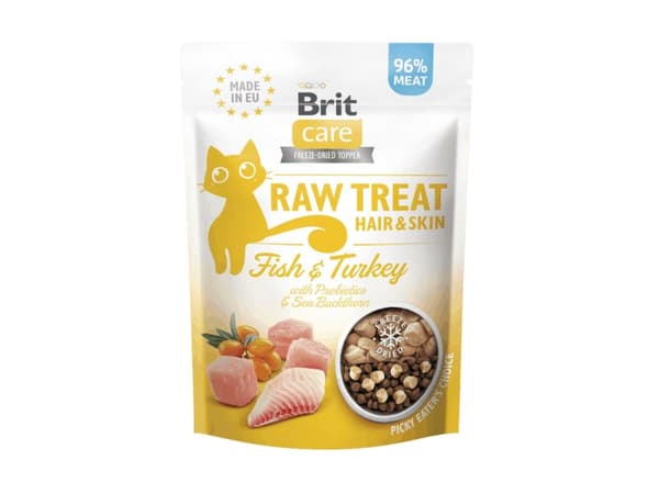 Brit Brit Raw Treat Cat Hair & Skin 40g
