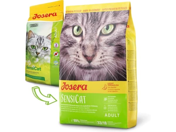 Josera SensiCat, vuxen, lever, 2 kg
