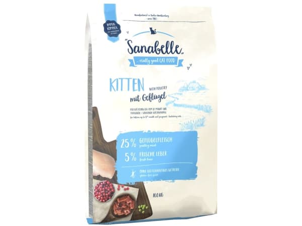 Sanabelle 83290010, Kattunge, Alle hunderaser, Lever, Fjærfe, 10 kg