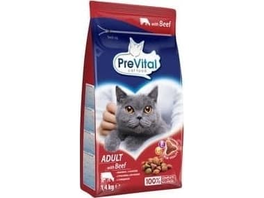 PreVital PreVital tørr kattemat biff 1,4 kg