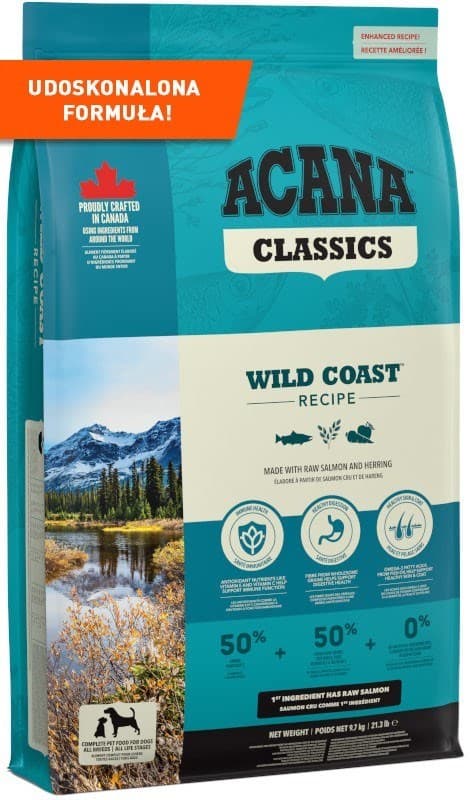 ACANA Classics Wild Coast - tørfoder til hunde - 9,7 kg