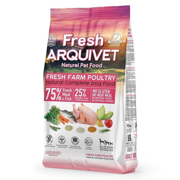 ARQUIVET tuore kana ja merikala - kuiva koiranruoka - 10 kg