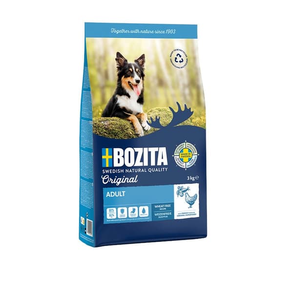 BOZITA Original Adult Kylling - tørfoder til hunde - 3 kg