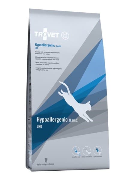 TROVET Hypoallergeniskt LRD med lamm - torrfoder för katter - 3 kg
