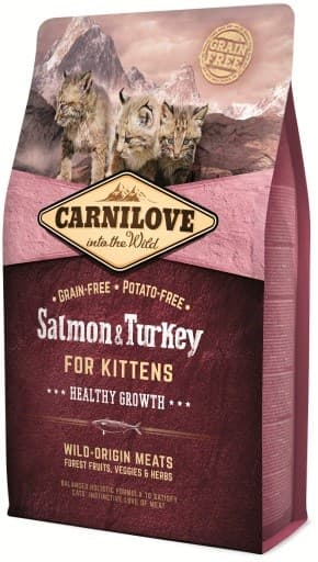 Carnilove Katt Lax & Kalkon För Kattungar 6kg