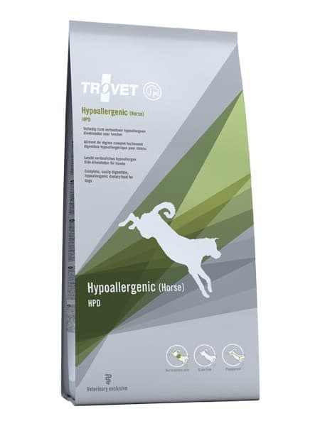 TROVET Hypoallergeeninen HPD hevosen kanssa - kuiva koiranruoka - 10 kg