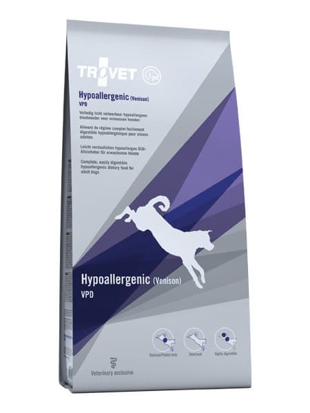 TROVET Hypoallergenisk VPD med vildt - tørfoder til hunde - 10 kg