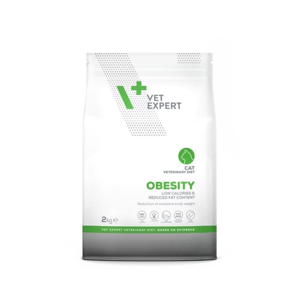 VET EXPERT Veterinary Diet Obesity Cat - kuivaruoka kissoille - 2 kg