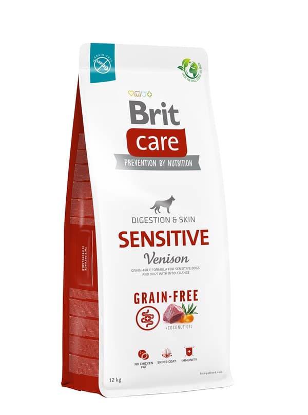 BRIT Care Sensitive Viltkött - torrfoder för hundar - 12 kg