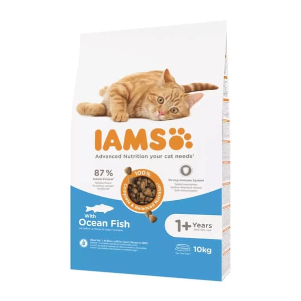 IAMS Advanced Nutrition Cat Adult Ocean Fish - torrfoder för katter - 10 kg