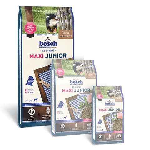 Bosch MAXI JUNIOR 15 kg hvalpe fjerkræ