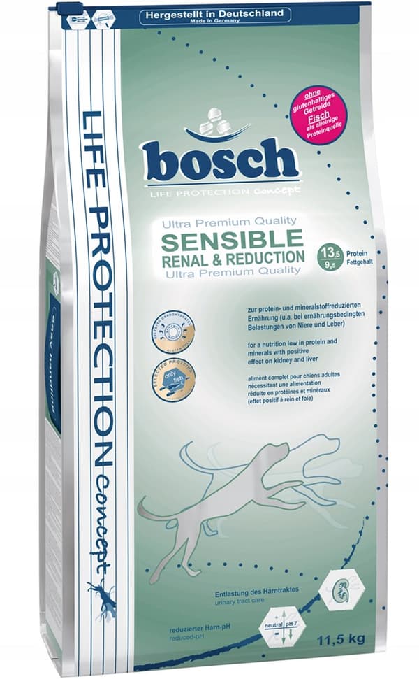 BOSCH LPC Sensible Renal Reduction Low-Protein - Tørfoder til hunde - 11,5 kg