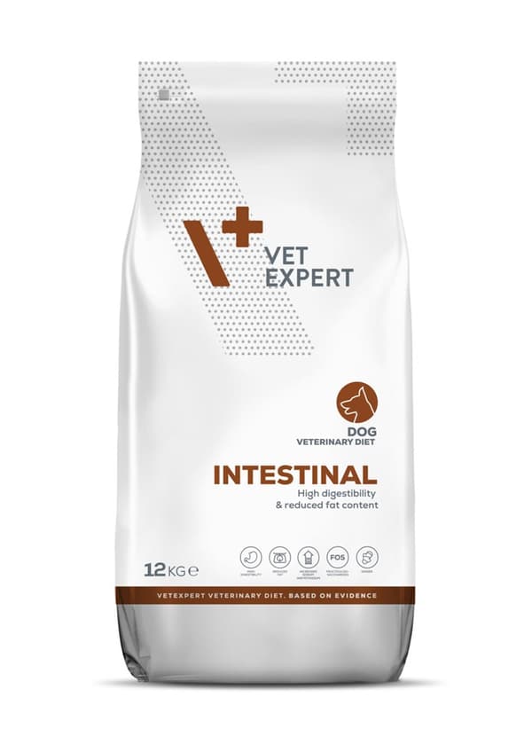 VET EXPERT Veterinary Diet Intestinal Dog - torrfoder för hundar - 12 kg