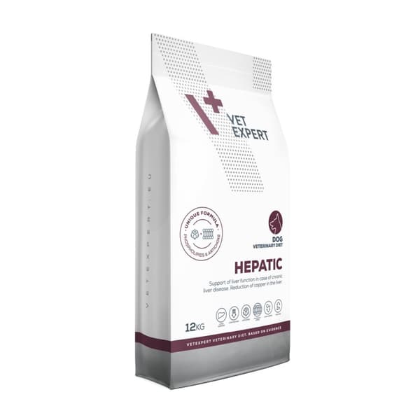 VET EXPERT Veterinary Diet Hepatic Dog - kuiva koiranruoka - 12 kg