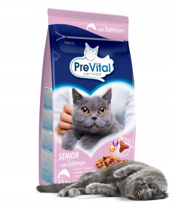 PREVITAL Senior Lax - torrfoder för katter - 1,4 kg