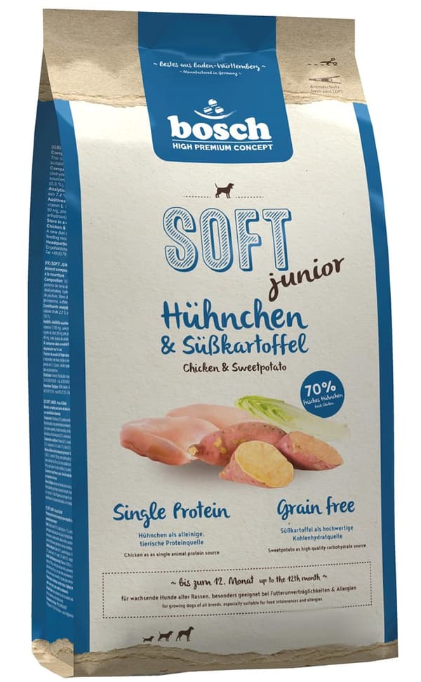 Bosch Soft Junior Kana- ja bataattisämpylä 12,5 kg