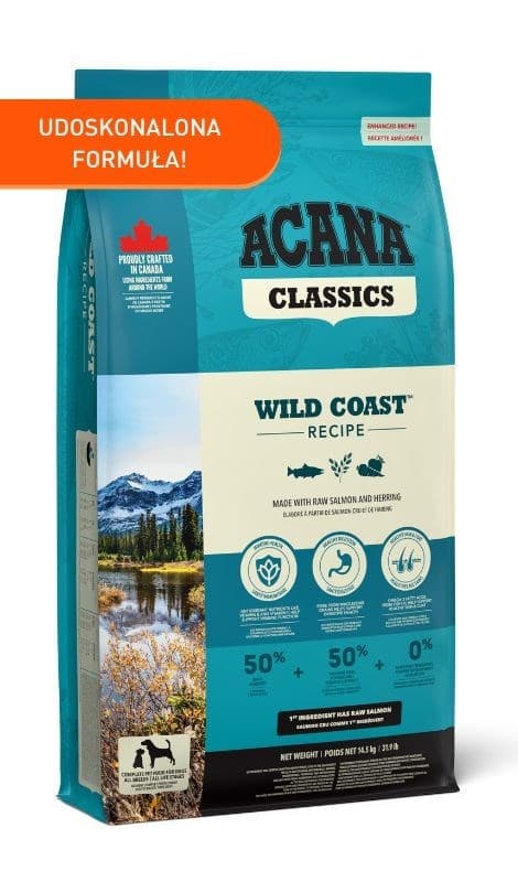 ACANA Classics Wild Coast - tørfoder til hunde - 14,5 kg